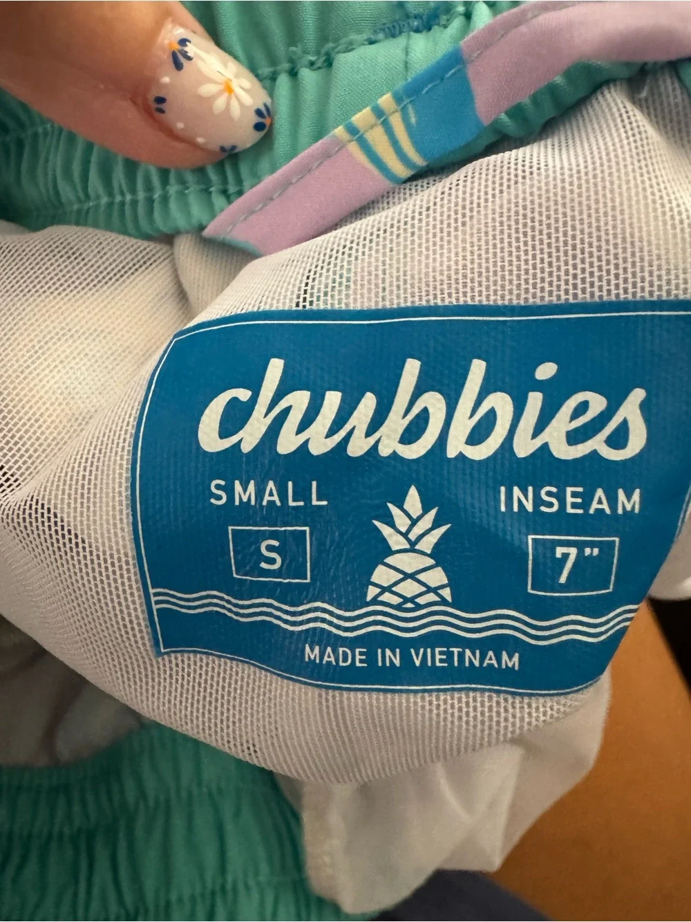 chubbies vibrant pineapple
